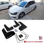 Rally Armor Black Mud Flaps With White Log" For 2015-2017 Volkswagen Mk7 Golf R. Fixed Price $156.28.