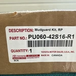 2016 Toyota Rav4 Rear Quarter Mud Guard Flap Splash Shield Set. Fixed Price $19.55.