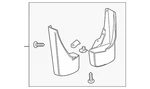 Genuine Gm Mud Flap Kit 22902391. Fixed Price $107.81.
