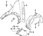 Genuine Hyundai Fender Liner 86811-gi000. Fixed Price $169.95.