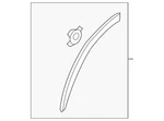 Genuine Honda Wheel Arch Molding 75395-t0a-a01. Fixed Price $35.83.