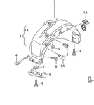 Audi Q7 10 - 15 Oem Fender Liner Splash Guard 4l0809961d Front Left Genuine. Fixed Price $119.99.