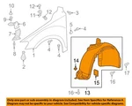 Vw Volkswagen Oem 2018 Tiguan-fender Liner Left 5na805911ad. Fixed Price $83.30.