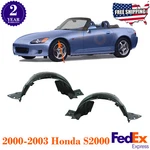 Front Fender Liners Set For 2000-2003 Honda S2000. Fixed Price $129.50.