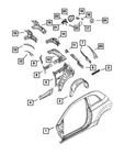 Genuine Mopar Bodyside Aperture Exhauster 68073557ab. Fixed Price $14.22.