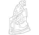 Genuine Nissan Fender Splash Shield 64838-jg00a. Fixed Price $64.74.