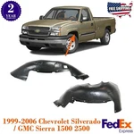 Fender Liners Set Front For 1999-2006 Chevy Silverado Gmc Sierra 1500. Fixed Price $56.06.