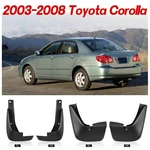 4pcs Front Rear Lh Rh Mud Flaps Splash Guards For 2002-2008 Toyota Corolla 1.8l. Fixed Price $19.94.