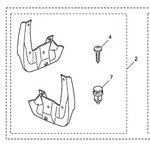 Genuine 08-12 Honda Accord (4door Only) Front Splash Guards (08p08-ta0-100r1). Fixed Price $63.31.