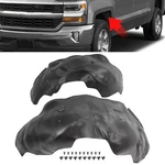 Front Driver & Passenger Side Inner Fender Liners For 07-13 Chevy Silverado 1500. Fixed Price $50.93.