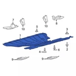 Genuine Ford Shield Engine Compartment Sp Lj8z-5811782-f. Fixed Price $399.00.