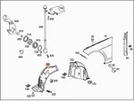 Genuine Mercedes S212 W212 Sedan Wagon Right Front Fender Cover 2126903430. Fixed Price $98.67.