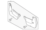 Genuine Honda Splash Guard (front) 08p08-tbg-100r1. Fixed Price $42.18.