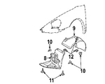 Porsche 911 05 - 12 Oem Fender Liner Splash Guard 99750420400 Rear Right Genuine. Fixed Price $194.99.