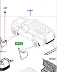 Land Rover Defender 130 Rear Mudflaps Vplep0504. Fixed Price $141.06.