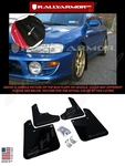 Rally Armor Ur Black Mud Flaps W/ Grey Logo For 1993-2001 Subaru Impreza. Fixed Price $141.08.
