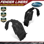 2x Front Inner Fender Liners With Insulation Foam For Mitsubishi Outlander Sport. Fixed Price $198.99.