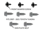Skid/splash Plate Hardware! For 07-2021 Toyota Tundra Crewmax Ext'd Trd 1794 Etc. Fixed Price $29.50.