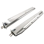 For Semi Truck Straight Mud Flap Hanger 1 1/8 Bolt Tapered 30" Stainless Steel. Fixed Price $100.48.