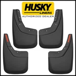 Husky Front & Rear Mud Guards Flaps 2014-2018 Chevy Silverado 1500 2500 3500 Srw. Fixed Price $109.95.